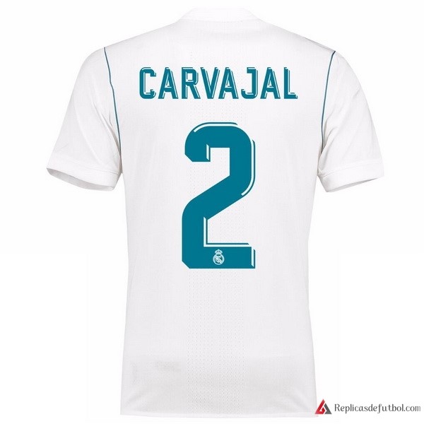Camiseta Real Madrid Primera equipación Carvajal 2017-2018